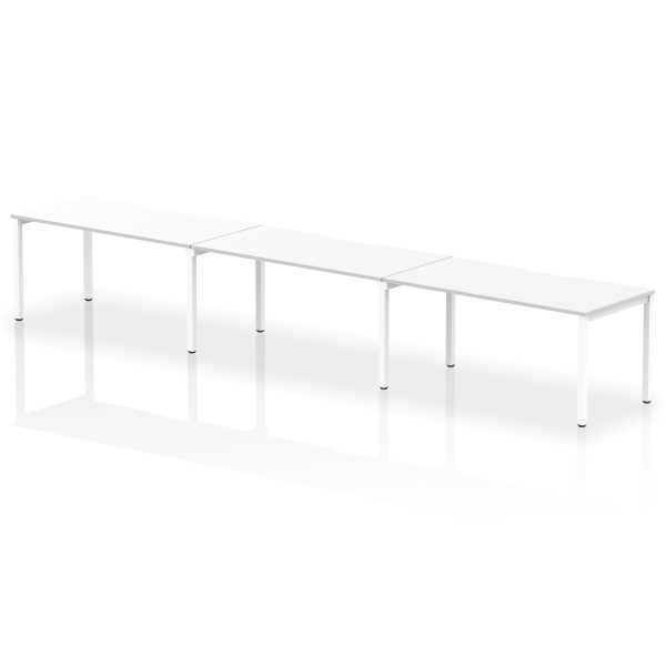 Evolve Plus Single Row Bench Desk - 3 Person - Image 36