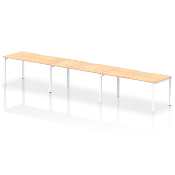 Evolve Plus Single Row Bench Desk - 3 Person - Image 30