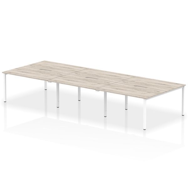Evolve Plus B2B Bench Desk - 6 Person - Image 16