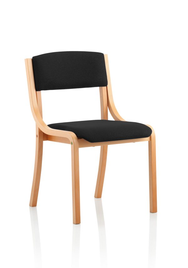 Drift Wooden Frame Visitor Chair with Arms - Image 2