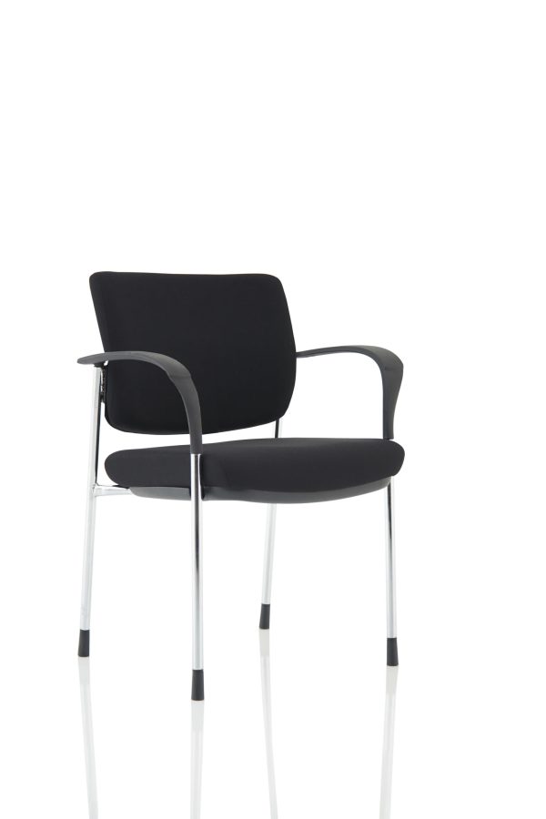 Dewdrop Deluxe Medium Back Stacking Visitor Office Chair with Arms - Image 50