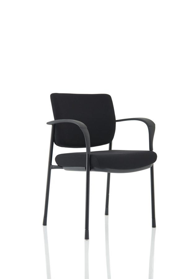 Dewdrop Deluxe Medium Back Stacking Visitor Office Chair with Arms - Image 49