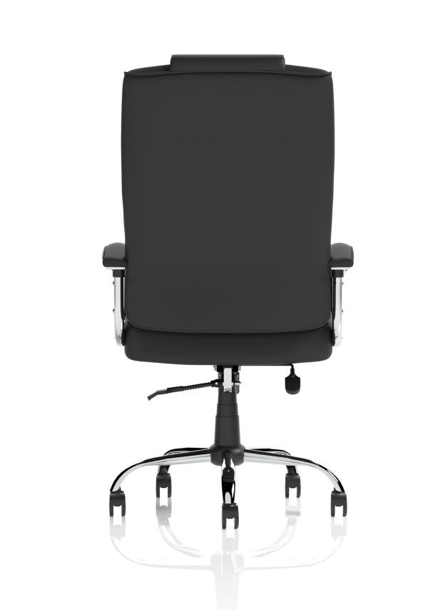 mellow Deluxe High Back Black Executive Office Chair with Arms - Image 6