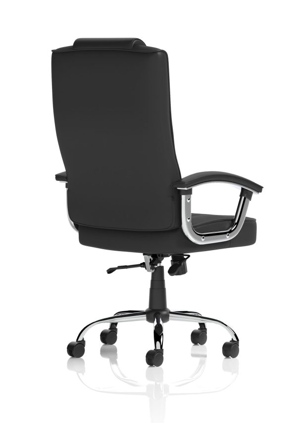 mellow Deluxe High Back Black Executive Office Chair with Arms - Image 7