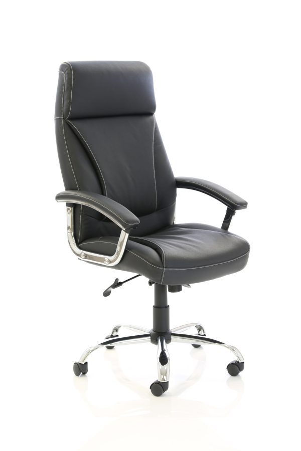 Penza High Back Executive Leather Office Chair with Arms