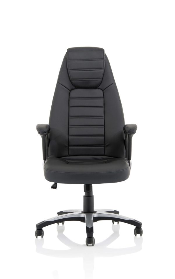 Mel polis High Back Black Leather Executive Office Chair - Image 2