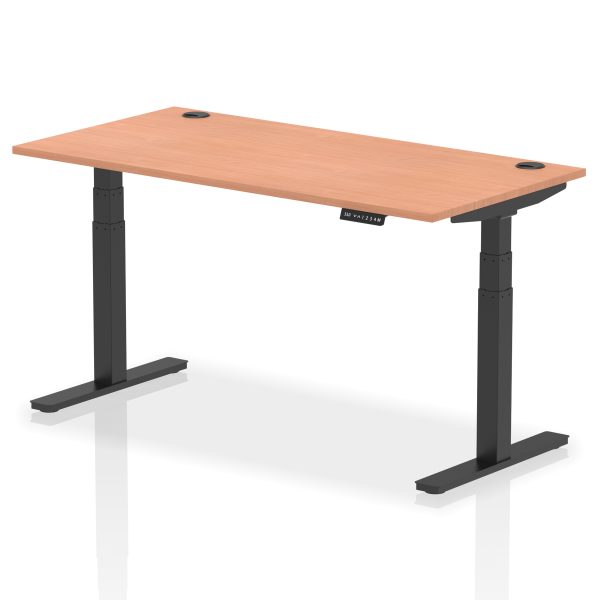 Air Height Adjustable Desk With Cable Ports - Image 37
