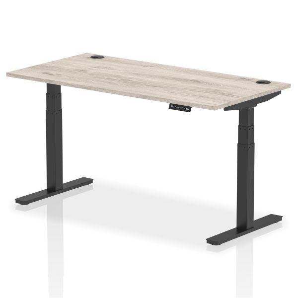 Air Height Adjustable Desk With Cable Ports - Image 40