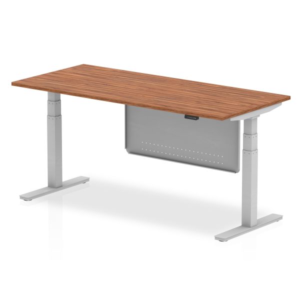 Air Height Adjustable Desk without Cable Ports with Steel Modesty Panel - Image 68