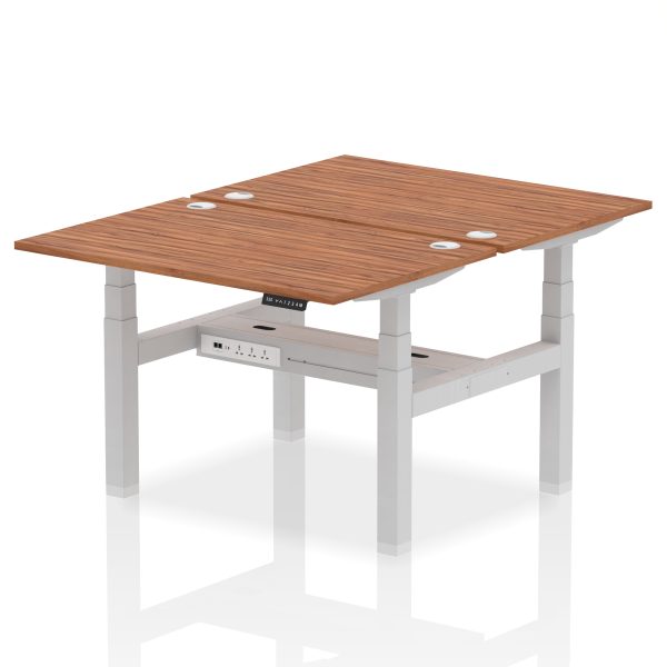 Air Back-to-Back Height Adjustable Bench Desk - 2 Person - Image 17