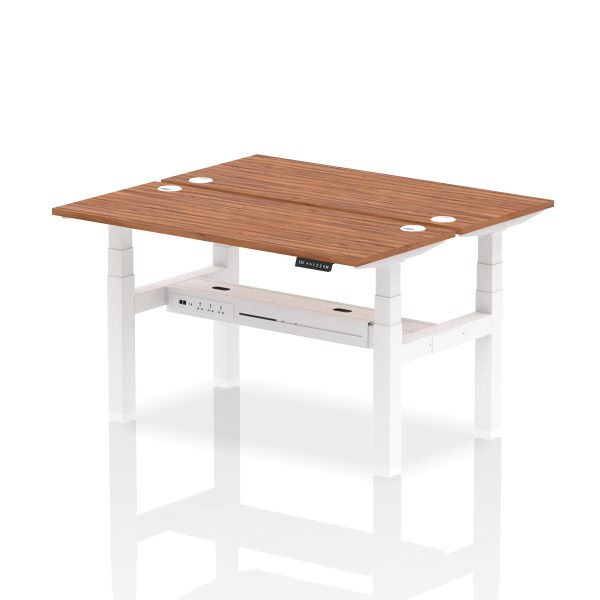 Air Back-to-Back Slimline Height Adjustable Bench Desk - 2 Person - Image 39