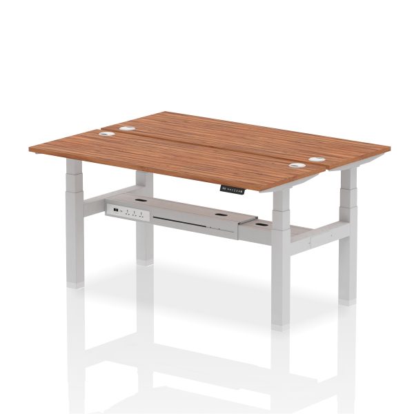 Air Back-to-Back Slimline Height Adjustable Bench Desk - 2 Person - Image 59