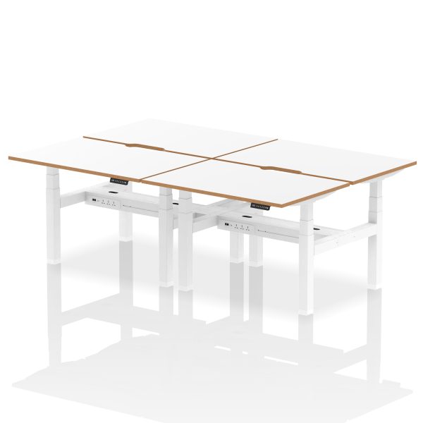 Solo Air Back-to-Back Height Adjustable Bench Desk - Image 2