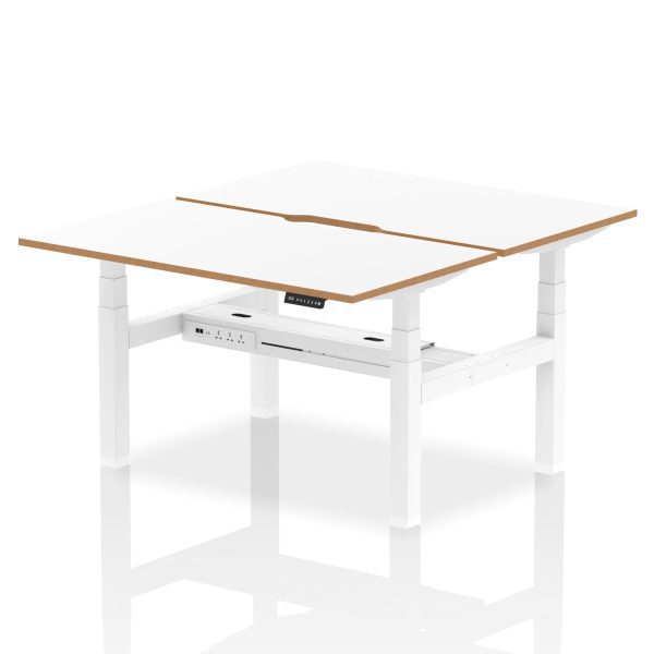 Solo Air Back-to-Back Height Adjustable Bench Desk - Image 7