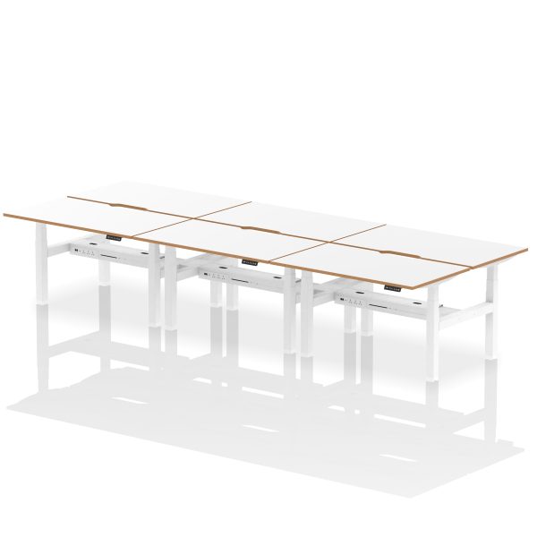 Solo Air Back-to-Back Height Adjustable Bench Desk - Image 9