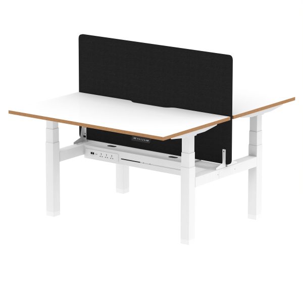 Solo Air Back-to-Back Height Adjustable Bench Desk - Image 10