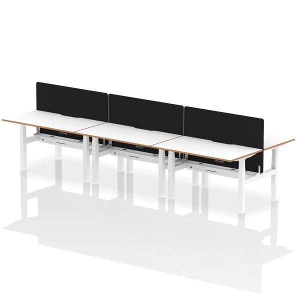 Solo Air Back-to-Back Height Adjustable Bench Desk - Image 12