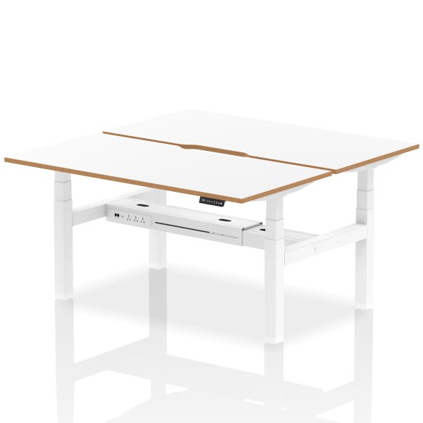 Solo Air Back-to-Back Height Adjustable Bench Desk - Image 13