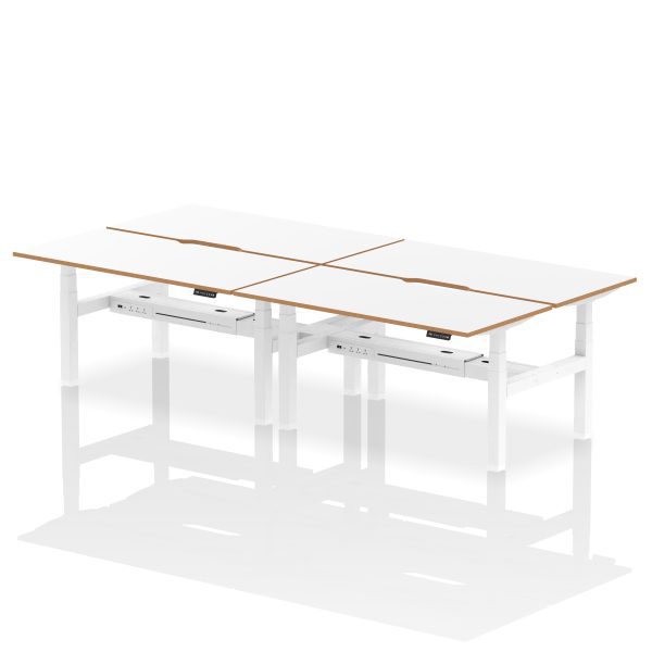 Solo Air Back-to-Back Height Adjustable Bench Desk - Image 14