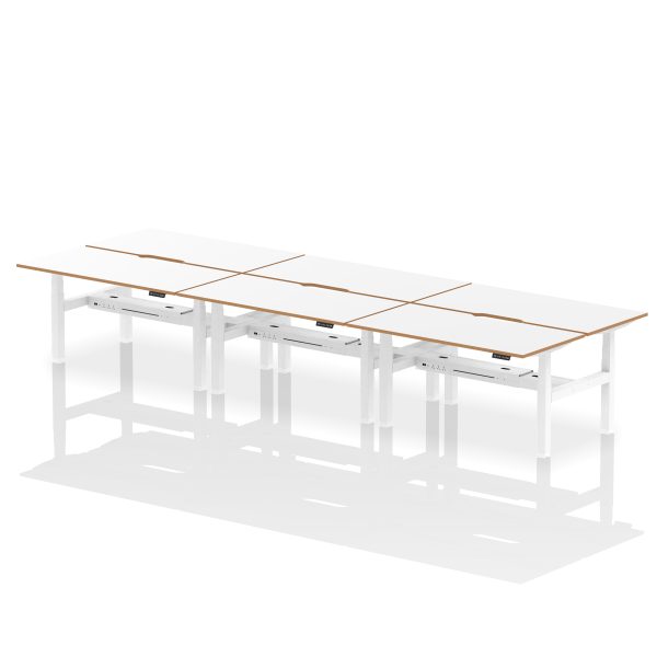 Solo Air Back-to-Back Height Adjustable Bench Desk - Image 15