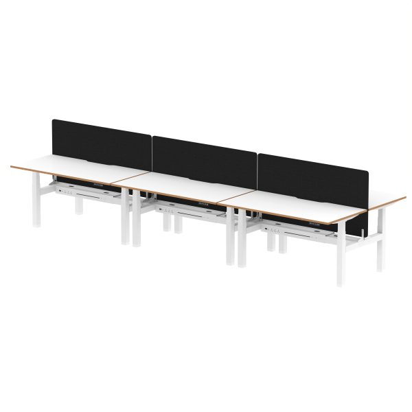 Solo Air Back-to-Back Height Adjustable Bench Desk - Image 18