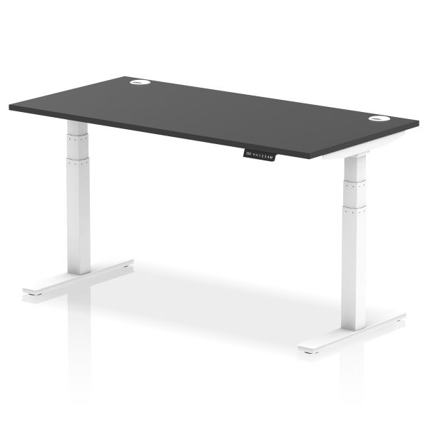 Air Height Adjustable Desk With Cable Ports - Image 81