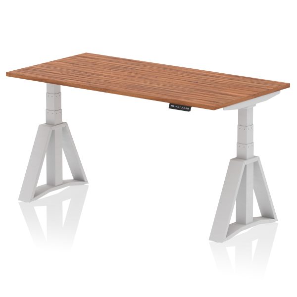 Air Height Adjustable Desk without Cable Ports With Piste Foot - Image 7