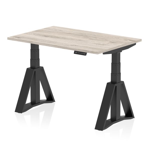 Air Height Adjustable Desk without Cable Ports With Piste Foot - Image 69