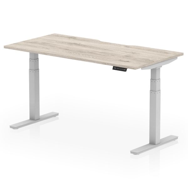 Air Scalloped Edge Height Adjustable Office Desk - Image 41