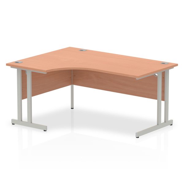 Pulse 1600mm Left Crescent Desk Cantilever Leg