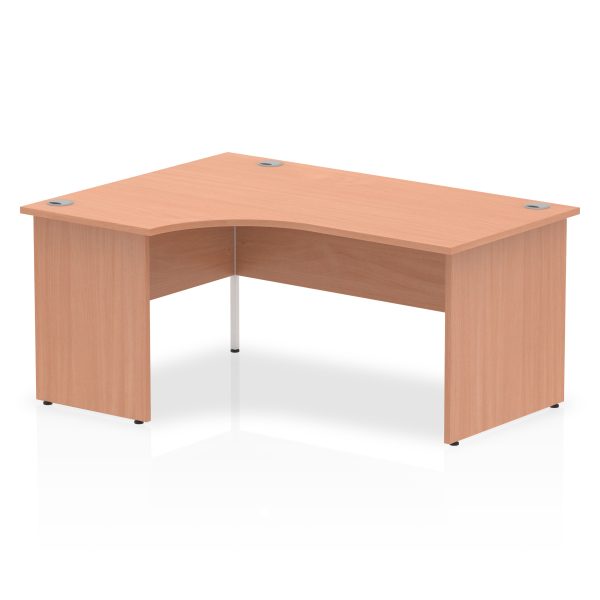 Pulse 1600mm Left Crescent Desk Panel End Leg