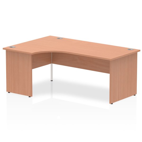 Pulse 1800mm Left Crescent Desk Panel End Leg