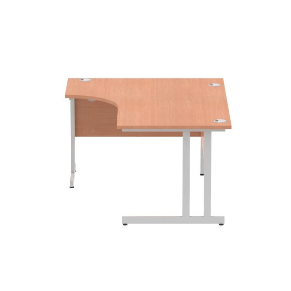 Pulse 1600mm Left Crescent Desk Cable Managed Leg - Image 9