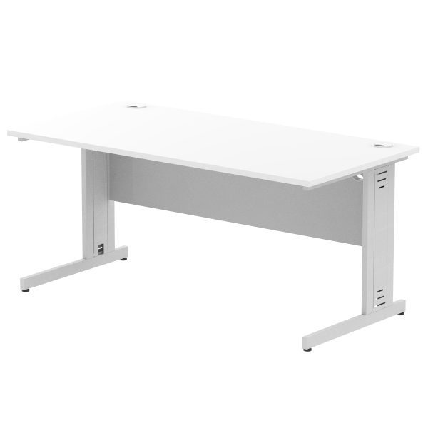 Pulse 1600mm Straight Desk Cable Managed Leg - Image 11