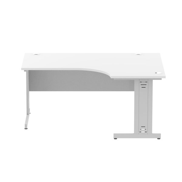 Pulse 1600mm Left Crescent Desk Cable Managed Leg - Image 59