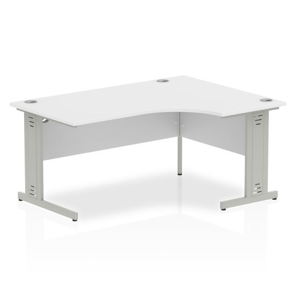 Pulse 1600mm Right Crescent Desk Cable Managed Leg - Image 17
