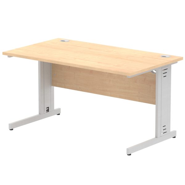Pulse 1400mm Straight Desk Cable Managed Leg - Image 5