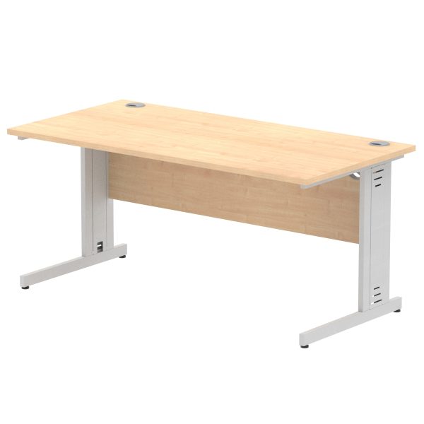 Pulse 1600mm Straight Desk Cable Managed Leg - Image 5