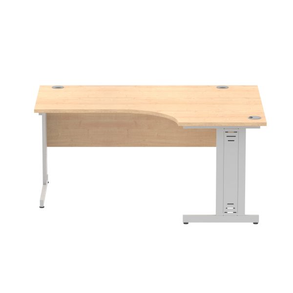 Pulse 1600mm Left Crescent Desk Cable Managed Leg - Image 29