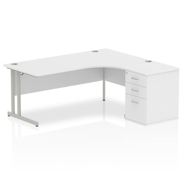 Pulse 1800mm Cantilever Right Crescent Desk Workstation - Image 32