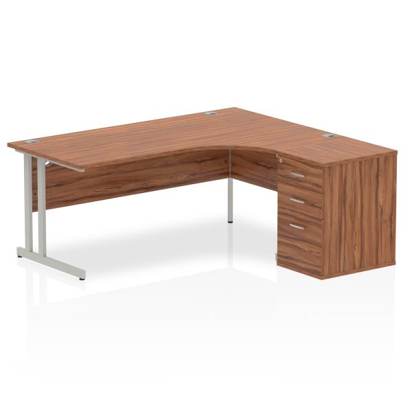 Pulse 1800mm Cantilever Right Crescent Desk Workstation - Image 26