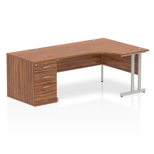 Pulse 1600mm Cantilever Right Crescent Desk Workstation - Image 29