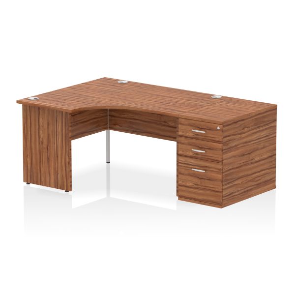 Pulse Panel End Crescent Desk Workstation - Image 72
