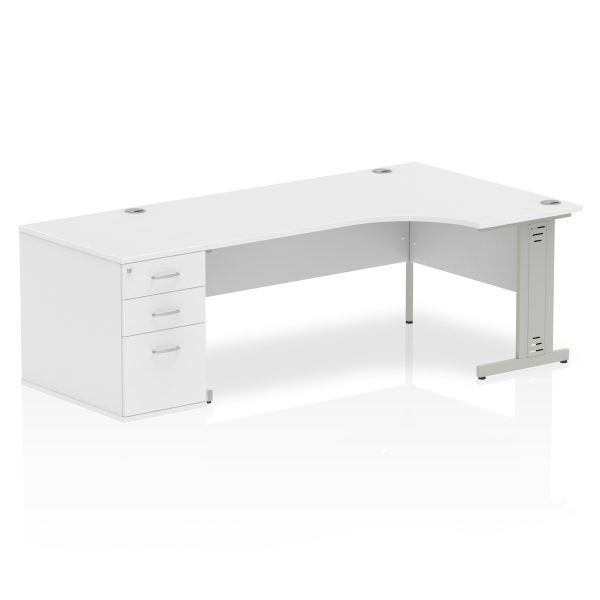 Pulse 1800mm Cable Managed Right Crescent Desk Workstation - Image 35