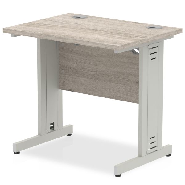 Pulse 800mm Slimline Desk Cable Managed Leg - Image 3