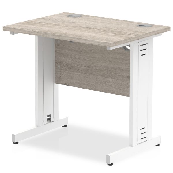Pulse 800mm Slimline Desk Cable Managed Leg - Image 4