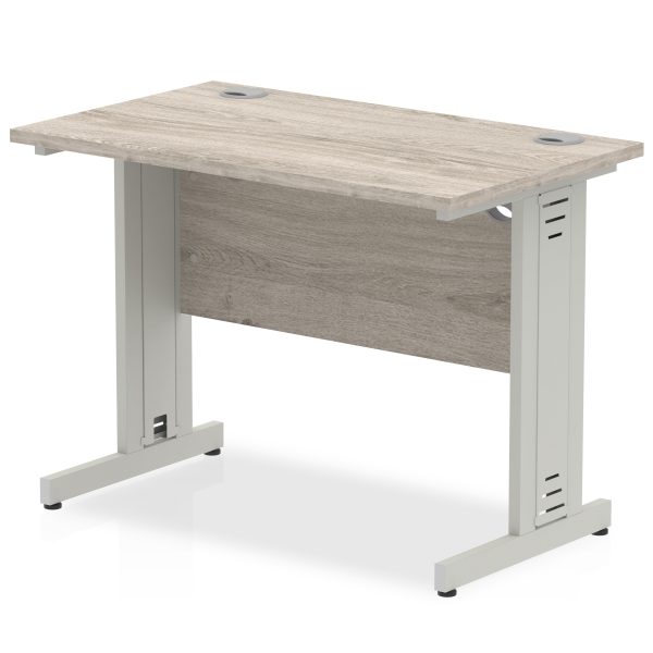 Pulse 1000mm Slimline Desk Cable Managed Leg - Image 3