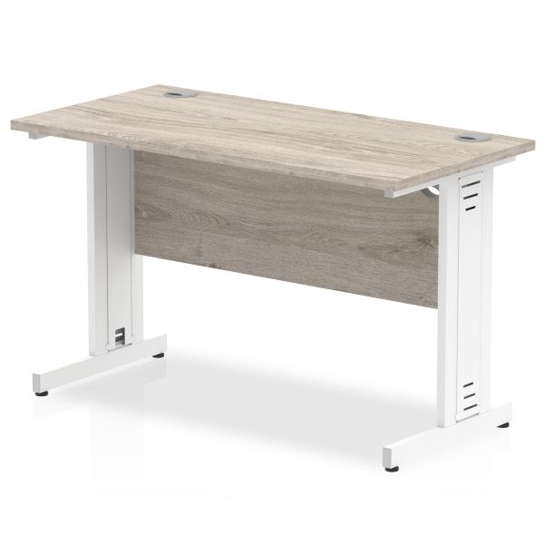Pulse 1200mm Slimline Desk Cable Managed Leg - Image 4