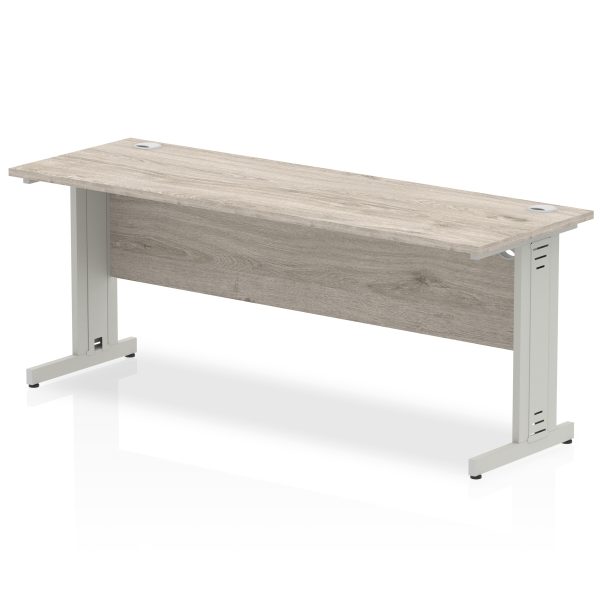 Pulse 1800mm Slimline Desk Cable Managed Leg - Image 3