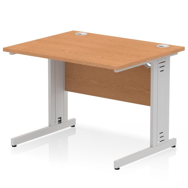 Pulse 1000mm Straight Desk Cable Managed Leg - Image 7